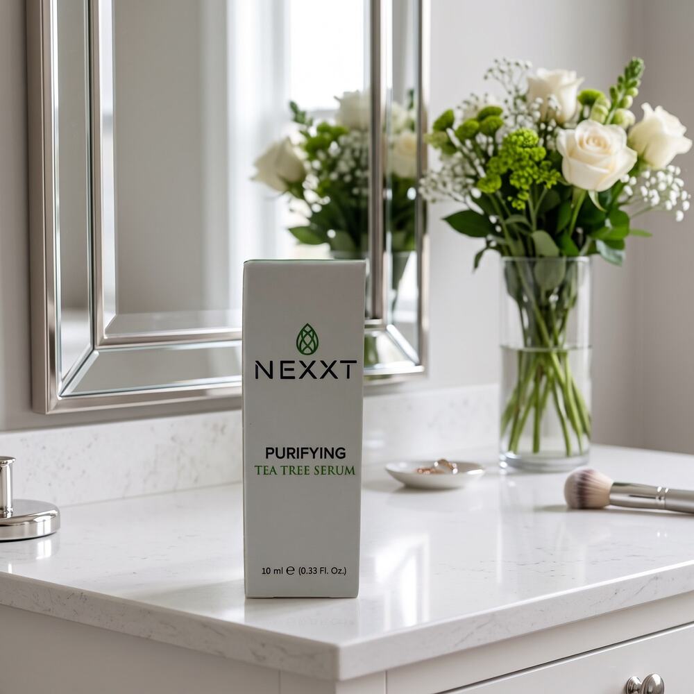 NEXXT Beauty Purifying Tea Tree Serum 10mL .33 oz Clarifying Face Serum NIB